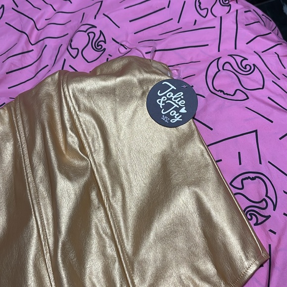 Brand new fashion nova gold corset tube top super stretchy size 3x - Picture 2 of 3